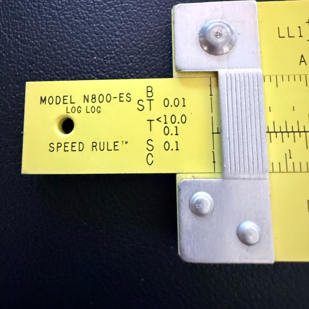 PICKETT Synchro-Scale Model N800-ES Slide Rule w/Case - Picture 14 of 16